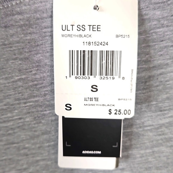 Adidas 2.0 Climalite  T- Shirt Sz Small NWT - Picture 4 of 6